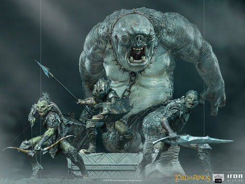 Image of (Iron Studios) (Pre-Order) Swordsman Orc BDS Art Scale 1/10 - Lord of the Rings - Deposit Only
