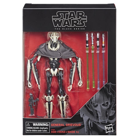 Image of (Hasbro) Star Wars The Black Series Exclusive General Grievous 6 Inch Action Figure