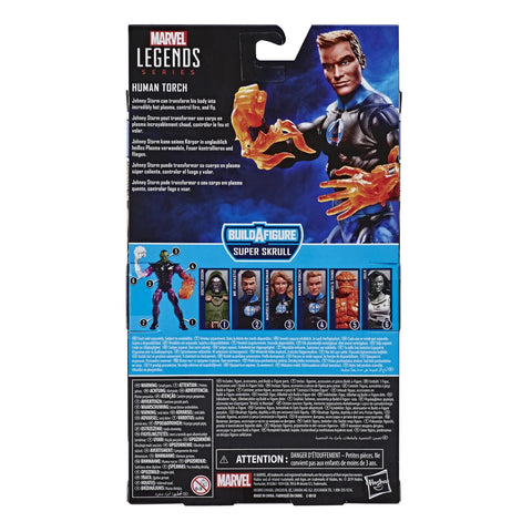 Image of (Hasbro) Marvel Legends Fantastic Four - Human Torch - Super Skrull Build a Figure