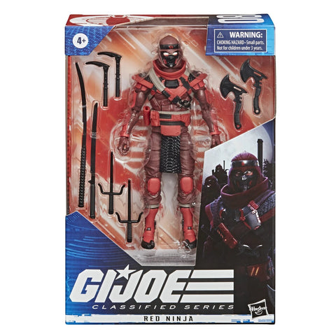 Image of (Hasbro) (Pre-Order) GI JOE Classified Collection Classic Red Ninja 6 Inch Action Figure - Deposit Only