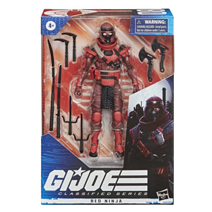 (Hasbro) (Pre-Order) GI JOE Classified Collection Classic Red Ninja 6 Inch Action Figure - Deposit Only