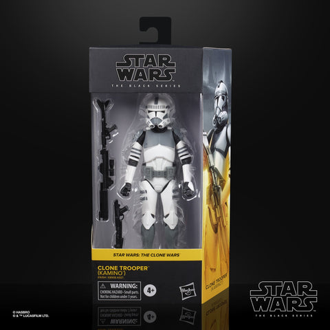 Image of (Hasbro) Star Wars The Black Series Clone Trooper (Kamino) Collectible Figure