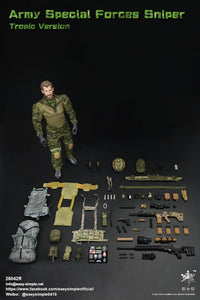 (Easy&Simple) (Pre-Order)  26042R Army Special Forces Sniper Tropic Version - Deposit Only