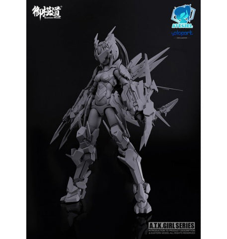 Image of (Eastern Model) (Pre-Order) A.T.K. Girl Qinglong (One of the Four Chinese Mythical Beast, Azure Dragon) PLAMO, Yolopark Exclusive model kits - Deposit Only