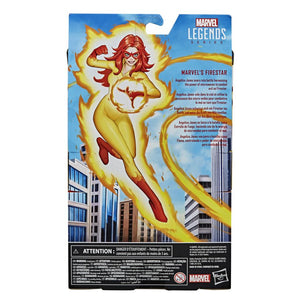 (Hasbro) Marvel Legends Spider-Man Firestar 6 Inch Action Figure