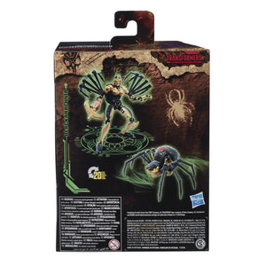 (Hasbro) Transformers Generations WFC Kingdom Deluxe Black Arachnia Action Figure