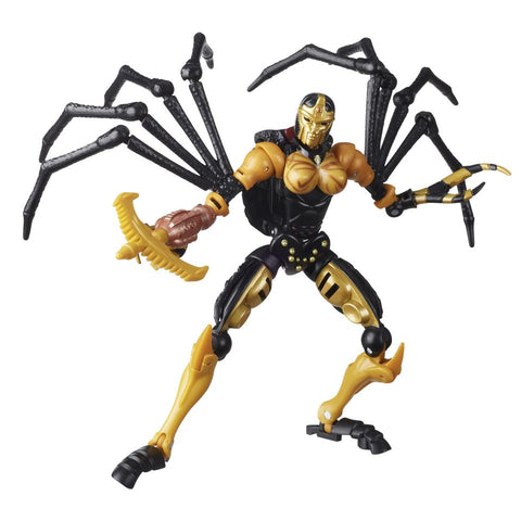 Image of (Hasbro) Transformers Generations WFC Kingdom Deluxe Black Arachnia Action Figure