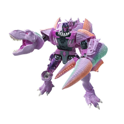 Image of (Hasbro) Transformers Generations WFC Kingdom Leader T-Rex Megatron Action Figure
