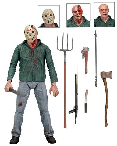 Image of (Neca) Friday the 13th Part 3  - 7” Action Figure - Ultimate Jason