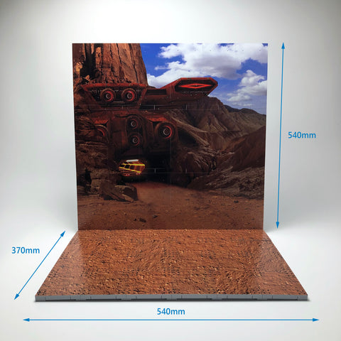 Image of (FEXT System) (Pre-Order) DIORAMA 02 TF (Desert Base) - Deposit Only