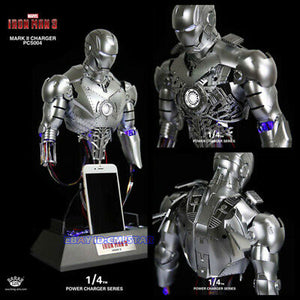 (KING ARTS) Iron Man Charger Mark II 1/4 Repair Version Statue