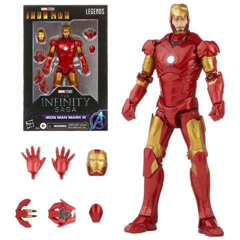 Image of (Hasbro)(Pre-Order) Marvel Legends Infinity Saga Iron Man Mark III 6 Inch Action Figure - Deposit Onnly