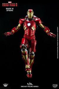 (King Arts)  1/9 Iron Man Mark XI Action Figure Diecast