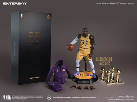 Image of (Enterbay) Real Masterpiece NBA Collection - LeBron James 1/6 Scale Action Figure