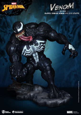 Image of (Beast Kingdom) (Pre-Order) LS-078 Marvel Comics Venom Life Size Statue - Deposit Only