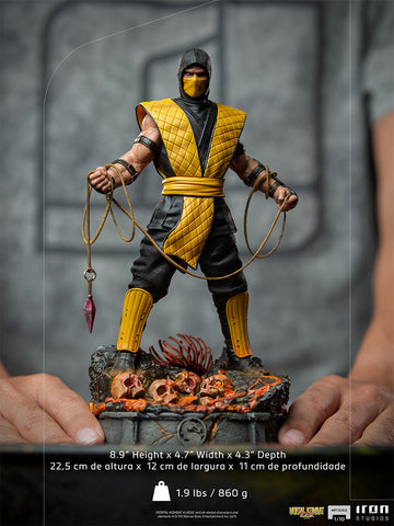 Image of (Iron Studios) (Pre-Order) Scorpion Art Scale 1/10 - Mortal Kombat - Deposit Only