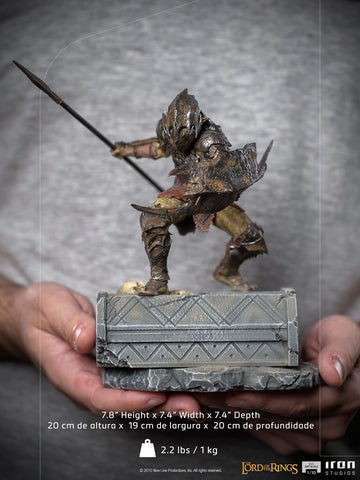 Image of (Iron Studios) (Pre-Order) Armored Orc BDS Art Scale 1/10 - Lord of the Rings - Deposit Only