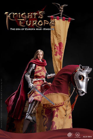 Image of (POPTOYS) (PRE-ORDER) 1/6 ALS006 Armor Legend Series-The Era of Europa War Silver armor horse - DEPOSIT ONLY
