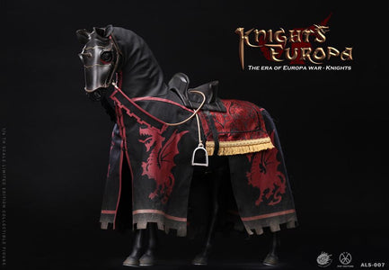 (POPTOYS) (PRE-ORDER) 1/6 ALS007 Armor Legend Series-The Era of Europa War Black armor horse - DEPOSIT ONLY