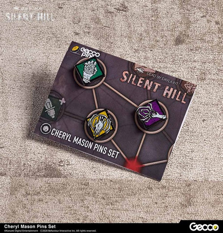 Image of (GECCO) (Pre-Order) SILENT HILL x Dead by Daylight Pins Collection, Cheryl Mason Set - Deposit Only