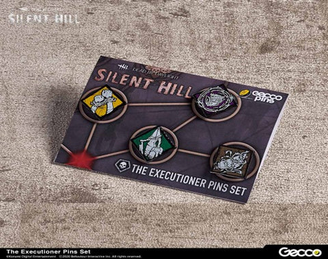 Image of (Gecco) (Pre-Order) SILENT HILL x Dead by Daylight Pins Collection, The Executioner Set - Deposit Only