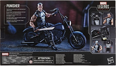 Image of (Hasbro) Marvel Legends Ultimate 6” The Punisher with Motorcycle