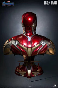 (Queen Studios) (Pre-Order) Avengers Endgame Iron Man Mark 85 1/1 Life Size Bust Statue - Deposit Only