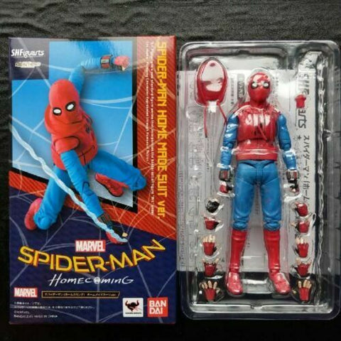 Image of (BANDAI) SHF SPIDERMAN HOME MADE SUIT