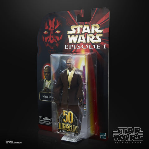 Image of (Hasbro) STAR WARS The Black Series Lucasfilm 50th Anniversary 6” Mace Windu