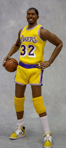 Image of (FigureCool) MAGIC JOHNSON LIMITED EDITION ACTION FIGURINE (1980S VERSION) 1000PC ISSUE ONLY