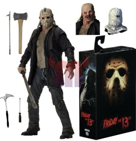 Image of (NECA) FREDDY Friday the 13th 2009 Movie Jason Voorhees Ultimate 7" Action Figure