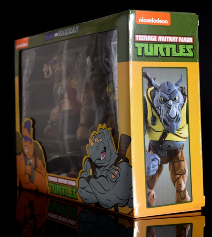 (NECA) Teenage Mutant Ninja Turtles Bebop and Rocksteady Exclusive Action Figure 2-Pack