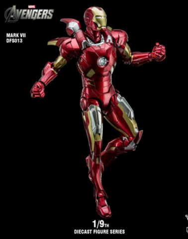 (King Arts) Iron Man Mark 7 - 1/9 Scale Diecast Figure DFS013