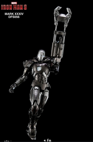 Image of (King Arts) Iron Man Mark 34 - 1/9 Scale Diecast Figure DFS056