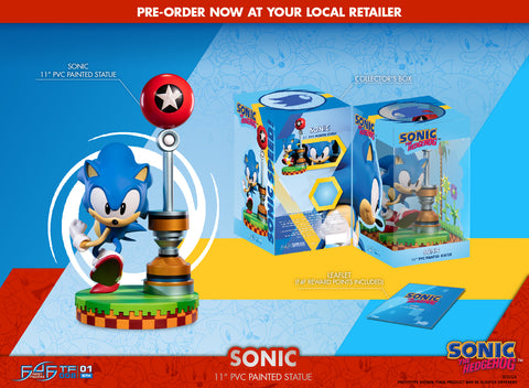 Image of (First 4 Figures) (Pre-Order) SONIC THE HEDGEHOG - SONIC 11" PVC   - Deposit Only