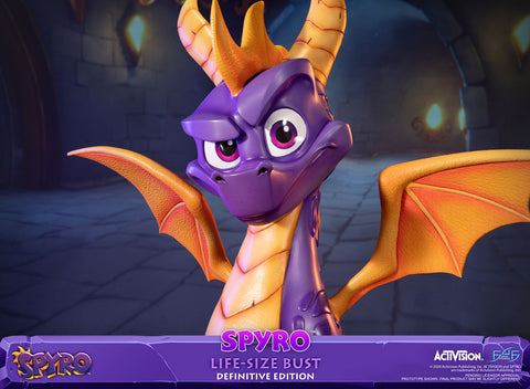 Image of (First 4 Figures) (Pre-Order) Spyro Life Size Bust - Deposit Only