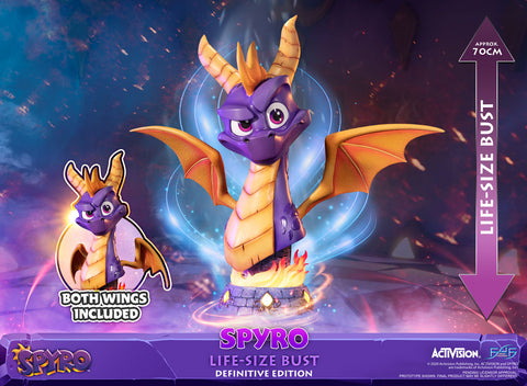 Image of (First 4 Figures) (Pre-Order) Spyro Life Size Bust - Deposit Only