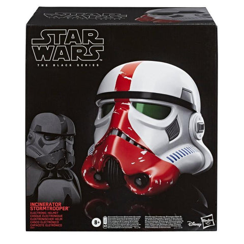 Image of (Hasbro) Star Wars The Black Series The Mandalorian Incinerator Stormtrooper Electronic Voice-Changer Helmet
