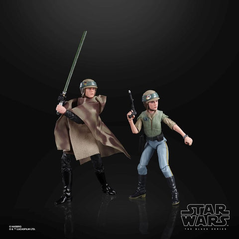 Image of (Hasbro) 2020 SDCC Exclusive Star Wars: The Black Series Heroes of Endor Figure Set