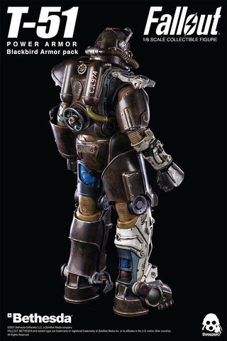 Image of (Threezero) (Pre-Order) Fallout – T-51 Blackbird Armor Pack - Deposit Only