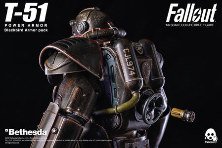 (Threezero) (Pre-Order) Fallout – T-51 Blackbird Armor Pack - Deposit Only