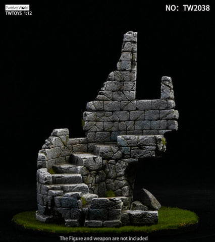 Image of (TWTOYS) (Pre-Order) TW2038 1/12 Castle Ruin Diorama Base - Deposit Only