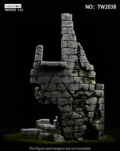 (TWTOYS) (Pre-Order) TW2038 1/12 Castle Ruin Diorama Base - Deposit Only