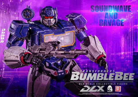 Image of (ThreeZero) DLX Soundwave and Ravage Bumblebee Movie ver.
