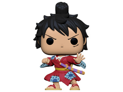 (Funko Pop) (Pre-Order) Pop! Animation: One Piece - Luffy in a Kimono with Free Boss Protector