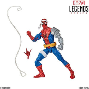 (Hasbro) Exclusives Marvel Legends Spiderman 6" Vintage Cyborg Spiderman