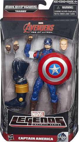 Image of (Hasbro) Marvel Legends 6" Inch Comic Thanos BAF Wave Captain America