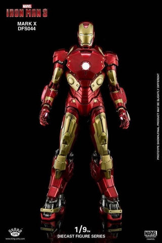 Image of (King Arts) Iron Man Mark 10 - 1/9 Scale Diecast Figure DFS044