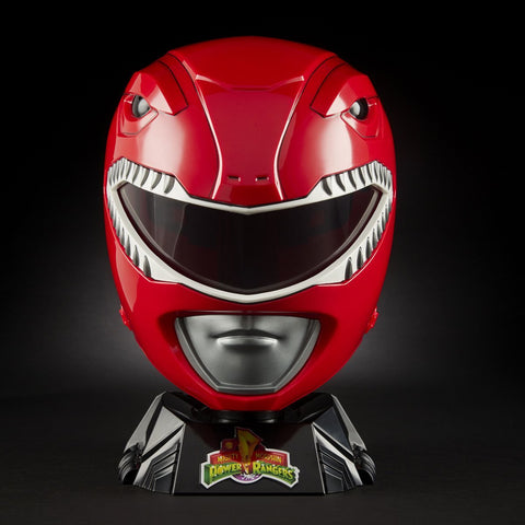 Image of (Hasbro) Power Rangers Collection Premium Red Ranger Helmet Prop Replica