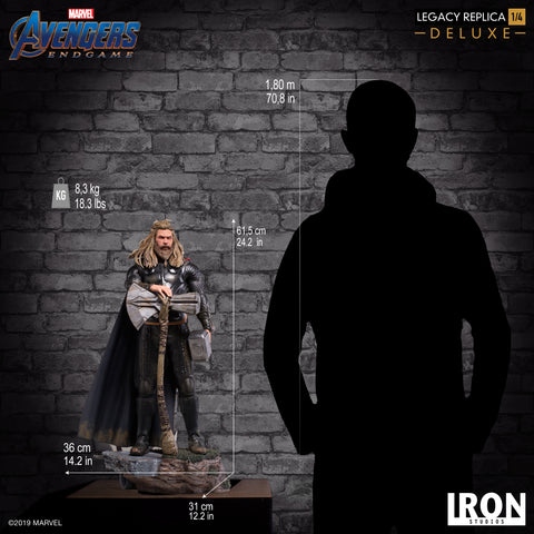 Image of (Iron Studios) Thor Legacy Replica 1/4 - Avengers: Endgame